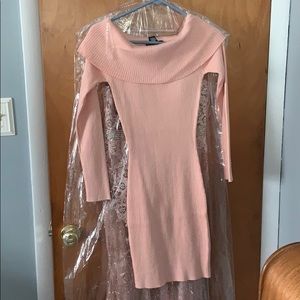 New Rose Gold Sweater Dress
